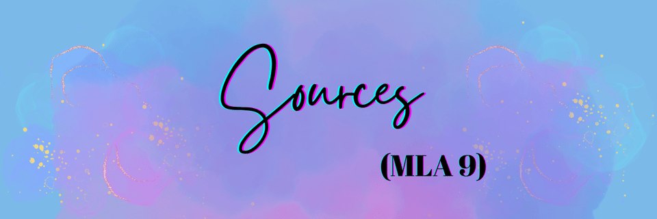 Sources in MLA9 format