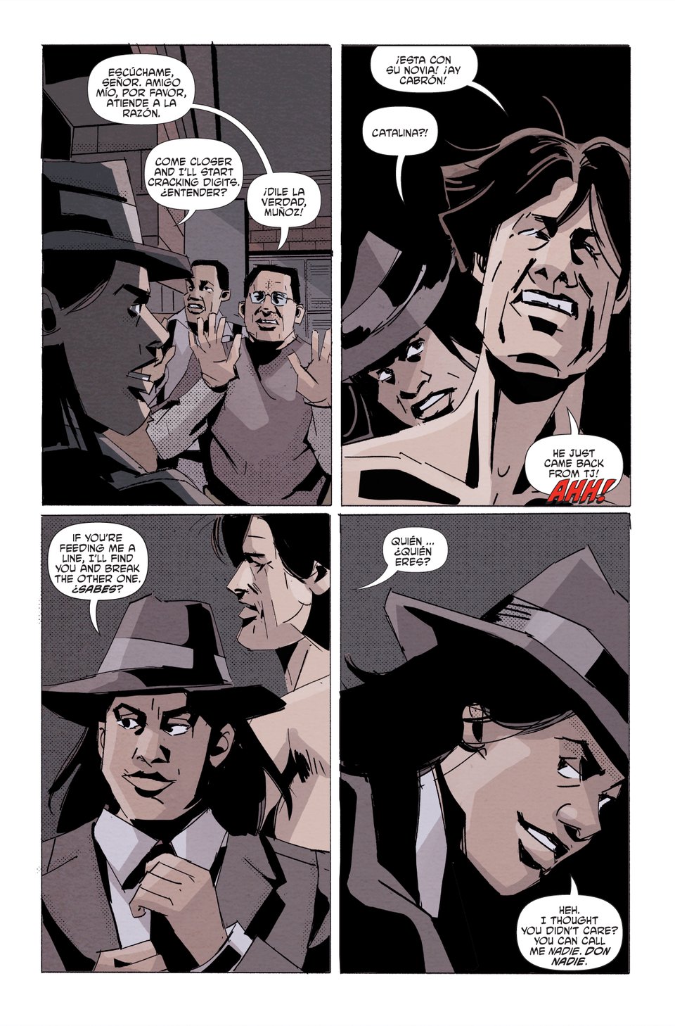death to pachuco comic book art by rachel merrill and Lee loughridge. written and letter art by henry barajas