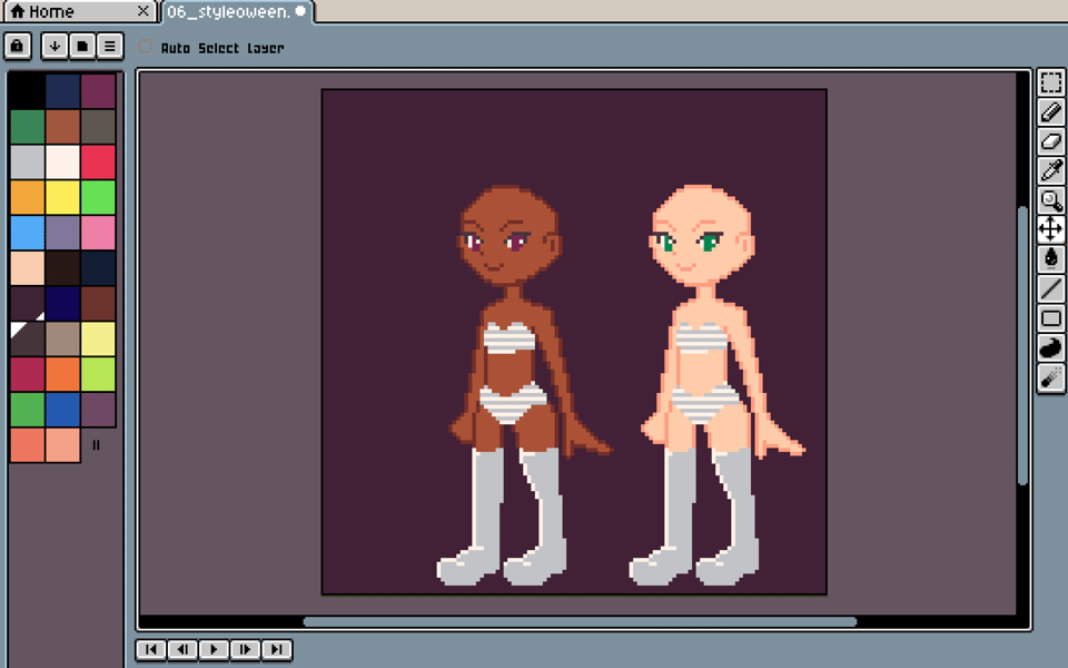 Two pixel sprites for Style O' Ween.
