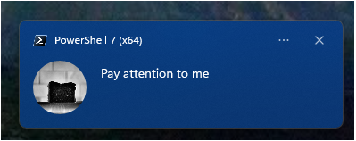 Basic Toast notification