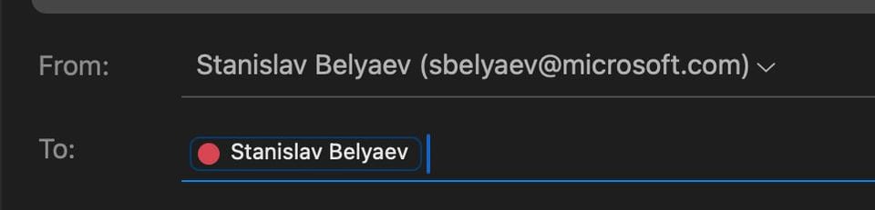 Статус пользователя в MS Office Outlook