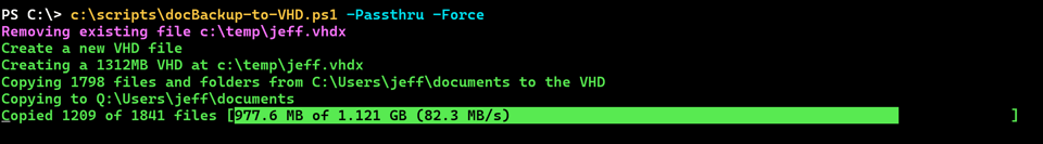 A VHD Backup Solution