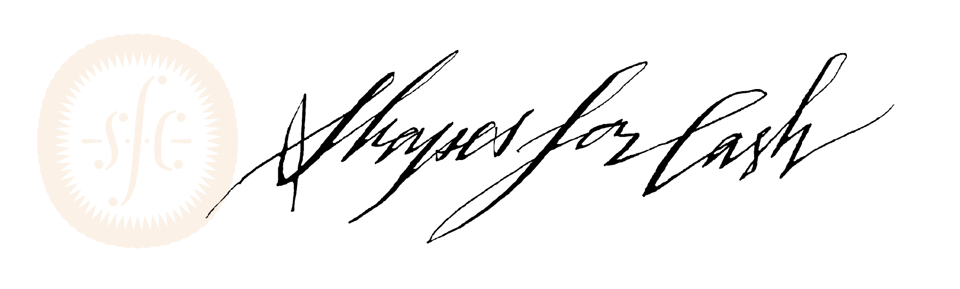 Logo for the Shapes for Cash website.
