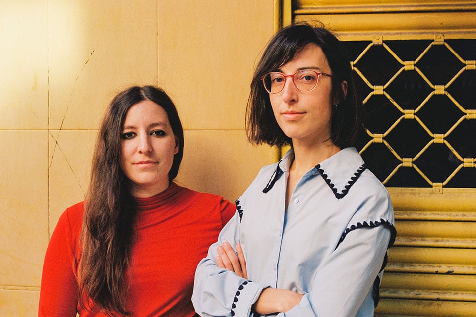 Retrato de Laura C. Vela y Carlota Visier.
Portrait of Laura C. Vela and Carlota Visier.