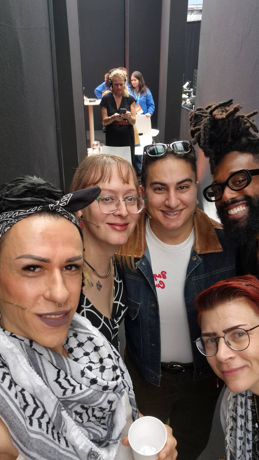 From left to right, Veronyka, Sasha, Alex, Elijah, and Dia.