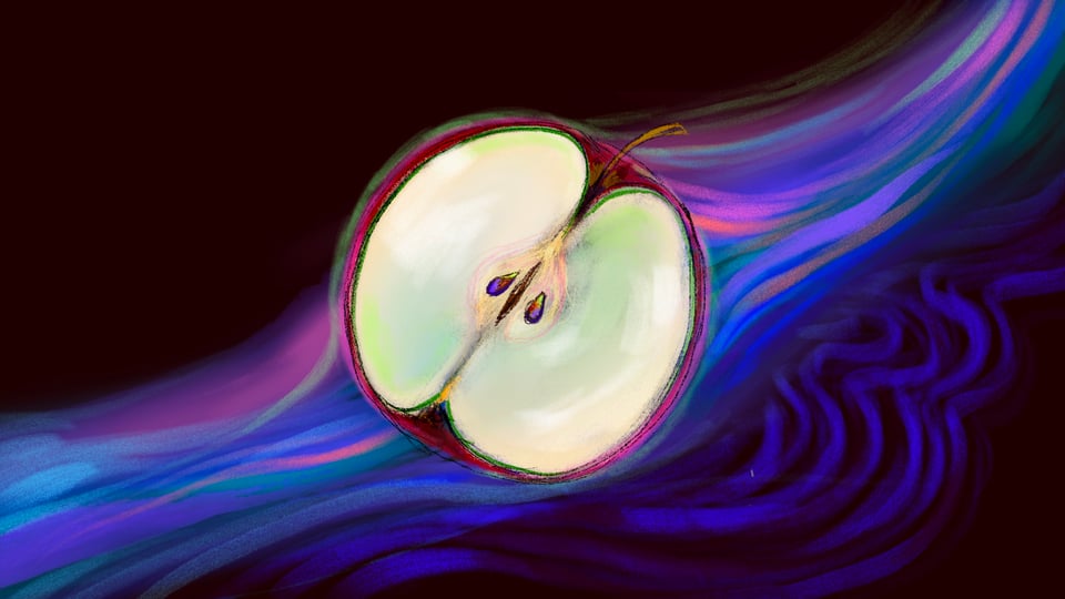 Kening Zhu's illustration of The Seer for Aquarius II.