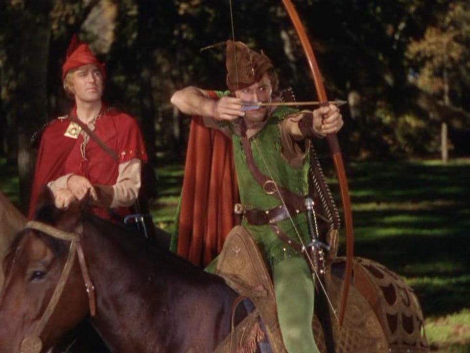 Still from "The Adventures of Robin Hood."