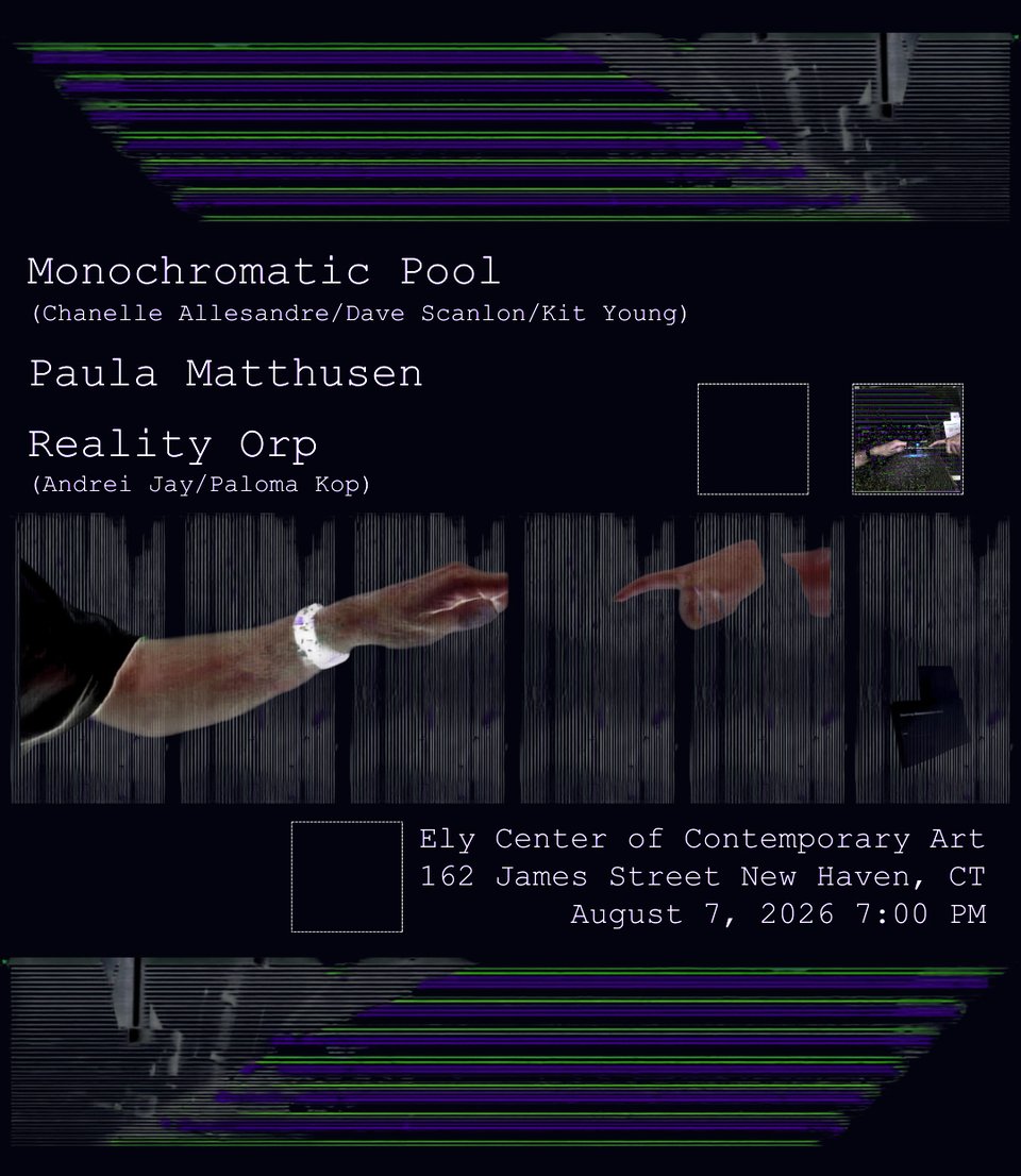 Flyer for show on August 7