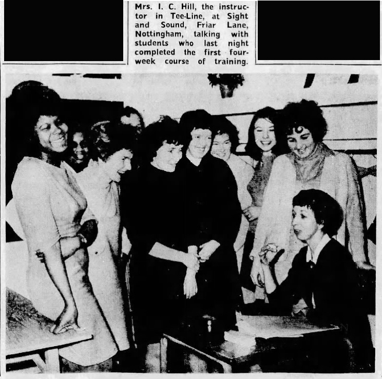A photo of Ivy Constance Hill, Teeline instructor