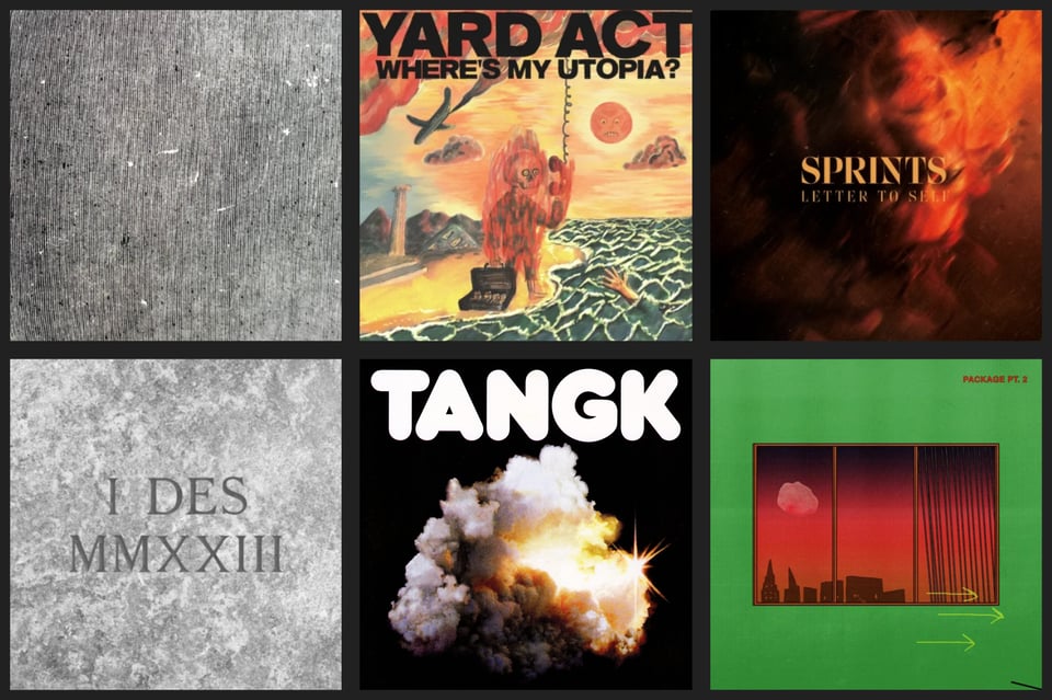 Collage of album art showing the six albums reviewed below.