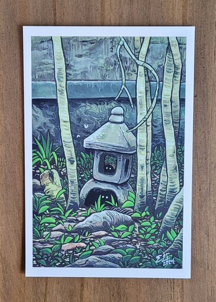 Little Guys lantern 4 x 6" print