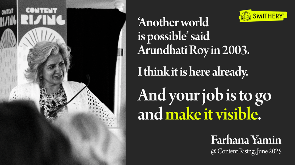 Farhana Yamin @ Content Rising, Lakehurst, Sussex, June 2025