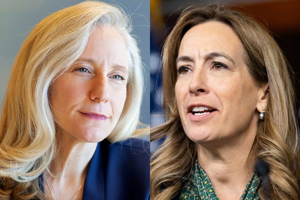 (From Left) Abby Spanberger for Governor of Virginia, Mikie Sherrill for Governor of New Jersey.
