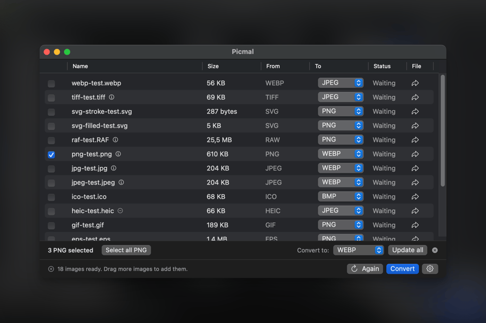 a macbook screen showing a list of files