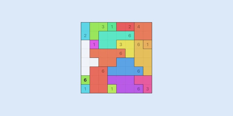 The colourful grid of Steve - the game.