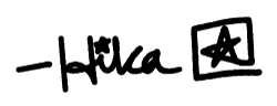 Hika's signature
