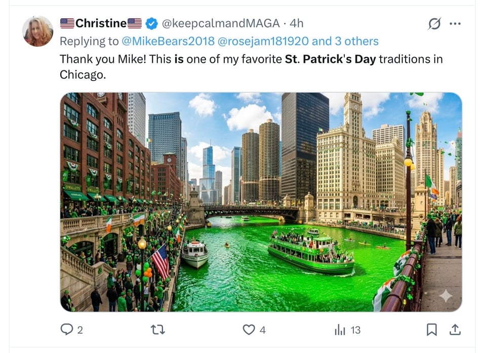 St Patrick’s Day - A holiday of one of America’s immigrant groups that the whole country celebrates.