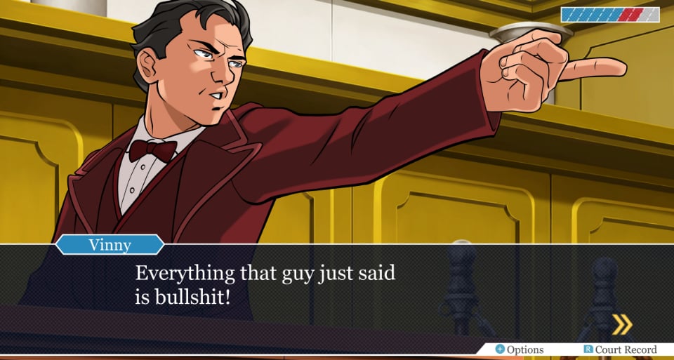 Joe Pesci from My Cousin Vinny drawn in Ace Attorney style.