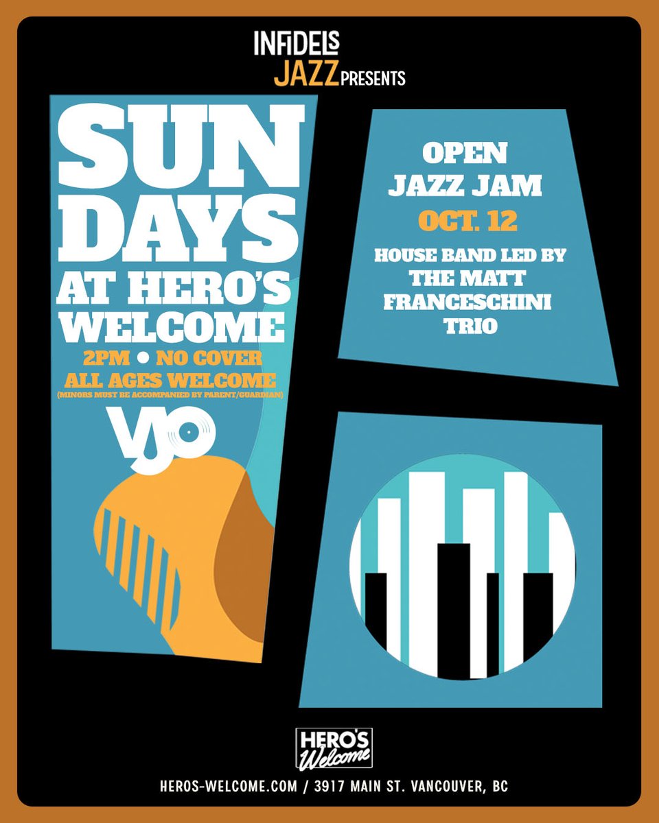 Jazz Jam with Matt Franceschini Trio at Hero’s Welcome