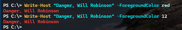 Using Console colors