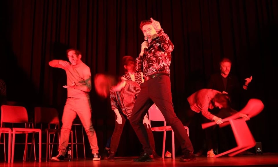 Improvisers rocking out in Graz.