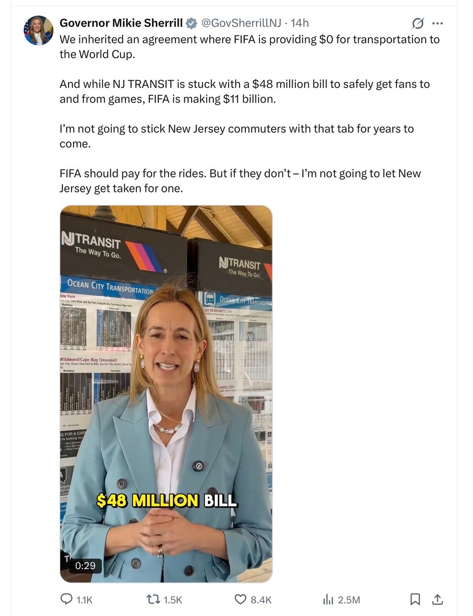 Mikie Sherill fights for New Jersey