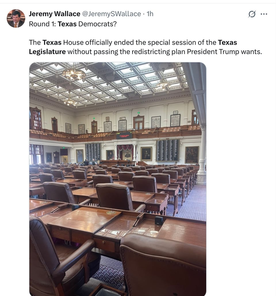 Democracy won the first round in Texas