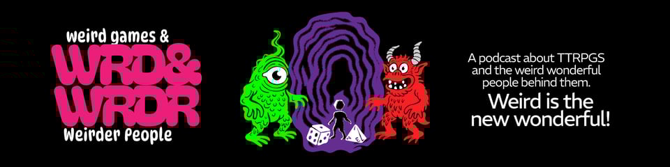 banner showing the new wg&wp logo and some weird cartoonish monsters!