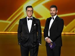 Colbert and Kimmel