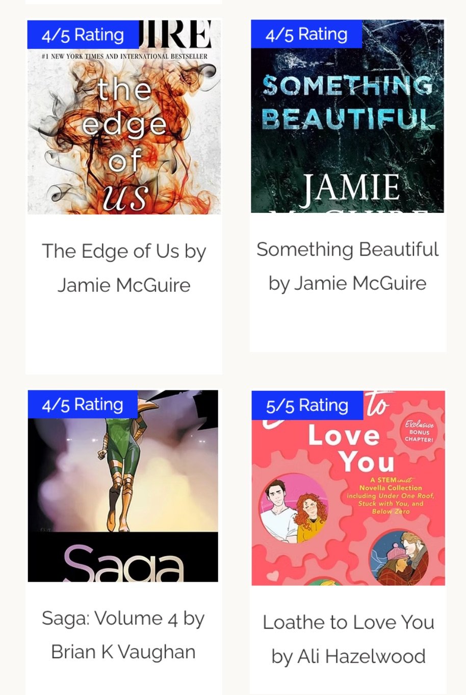 Image of the books reviewed by RatedBooks in July 2025.