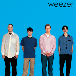 album cover: weezer - blue album