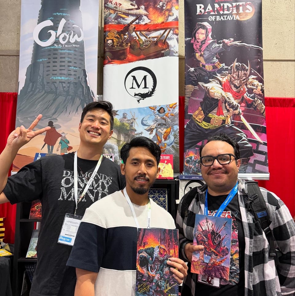 Ray, Bryan, and Henry at sdcc