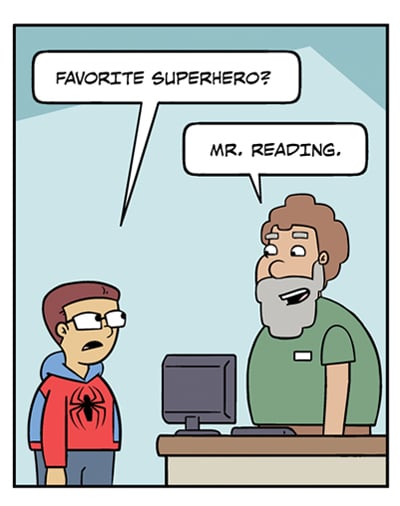 Library Comic