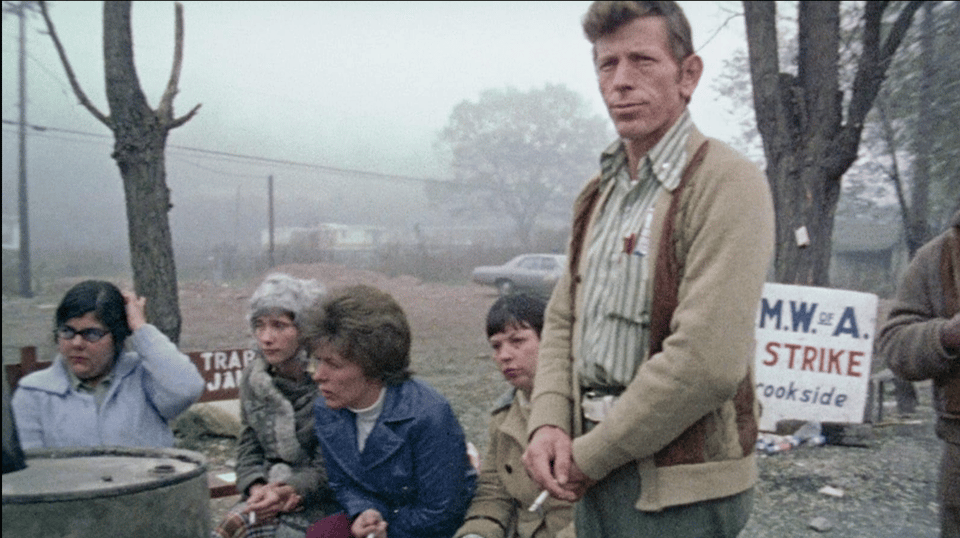 Screenshot from the movie Harlan County, USA