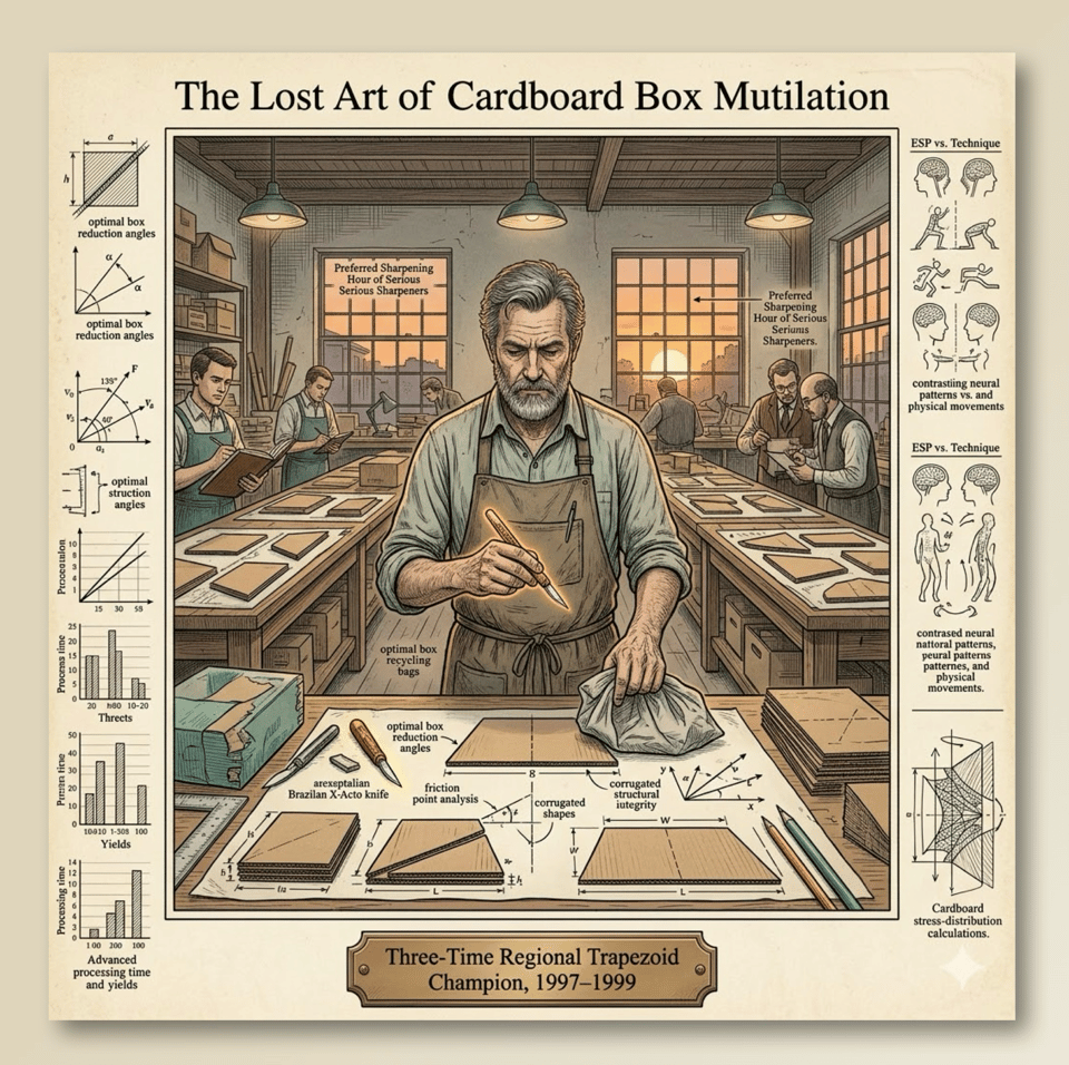 cardboard man