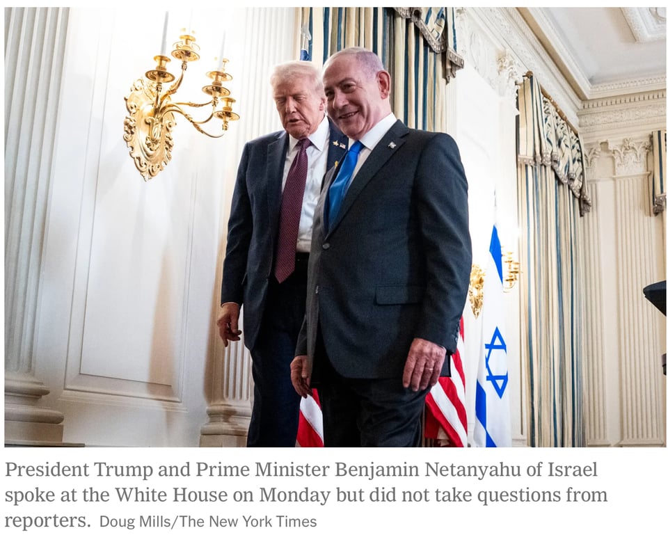 Trump and Netanyahu