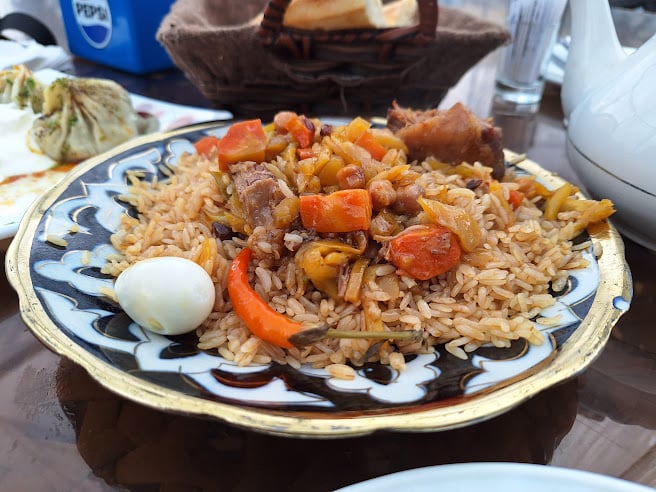 Plov, a rice dish from Uzbekistan