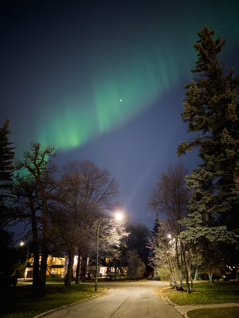02 - Northern Lights Over City Streets