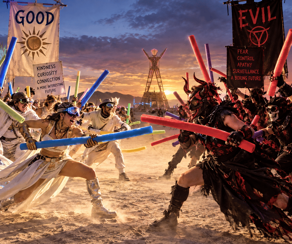 Three Cultures Walk Into the Desert