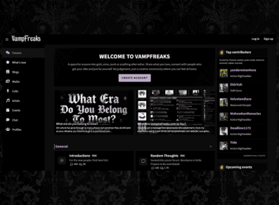VampFreaks, a revival of the old VampireFreaks social site from the 2000s