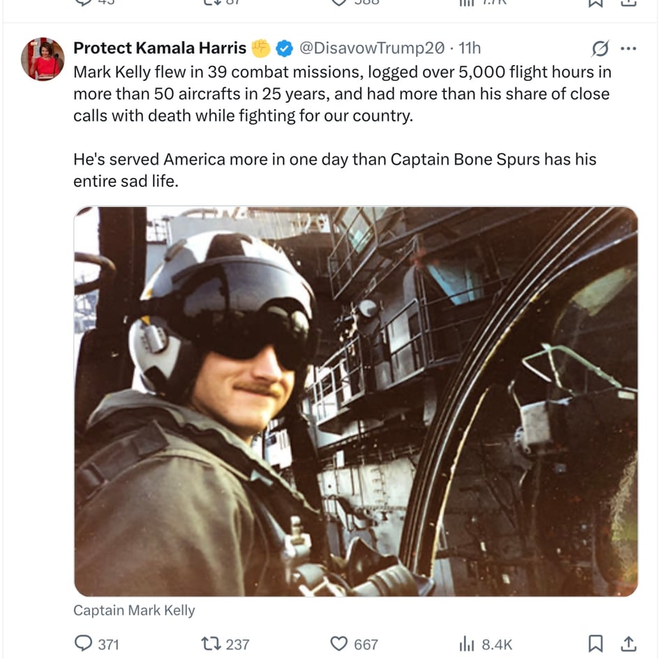 Mark Kelly has quite a track record