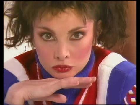 Toni Basil, in her cheerleading outfit for her video for the single “Mickey.”