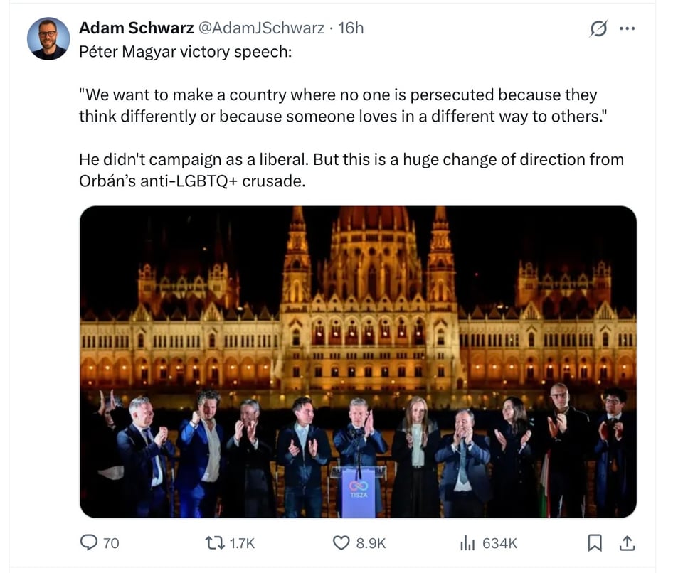 It ended with this statement by Hungary’s new leader.