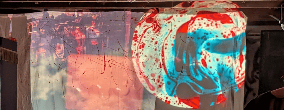 live projections @ demo memo