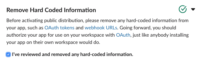 Confirm removed hadr coded information