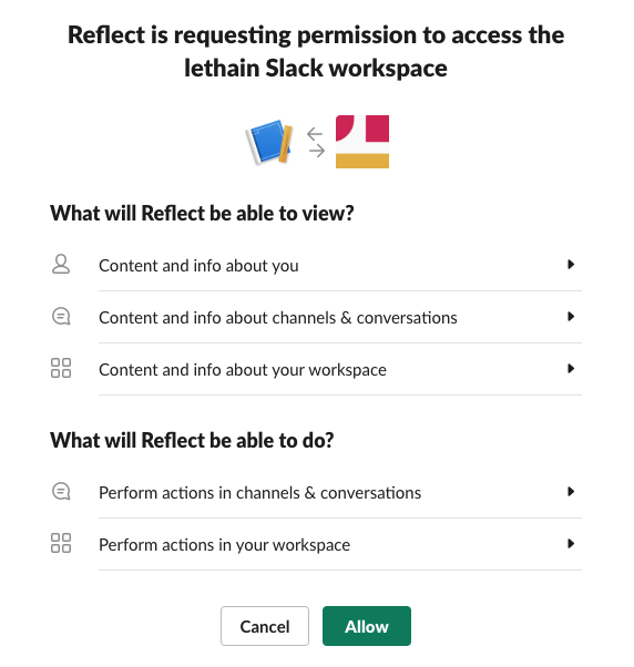 Reinstall with new permissions