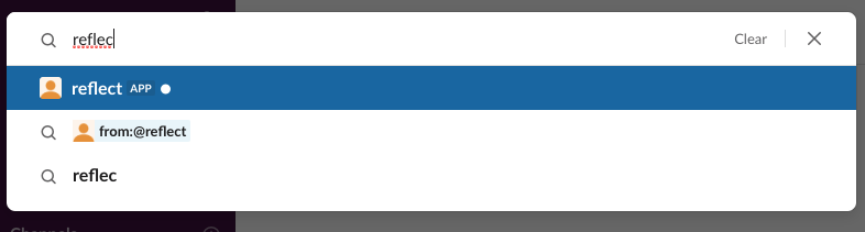 Search result for Slack application home