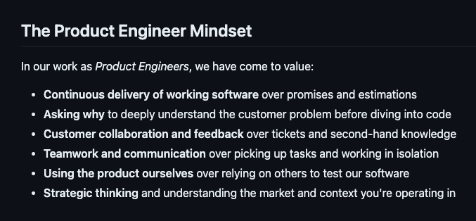 What is a Product Engineer?